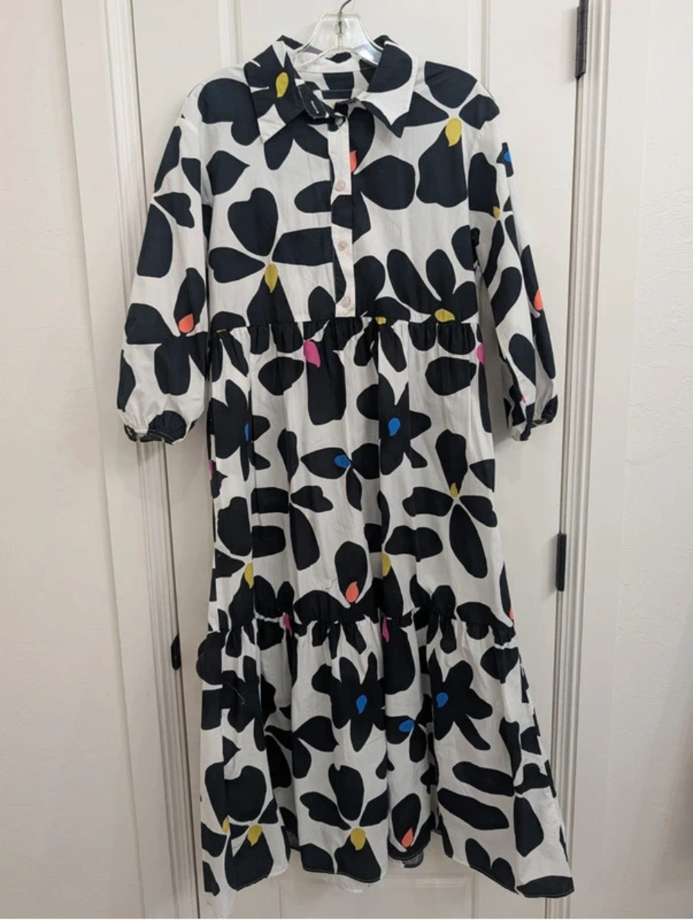 Anthropologie Maeve The Bettina Tiered Shirt - Picture 2 of 4